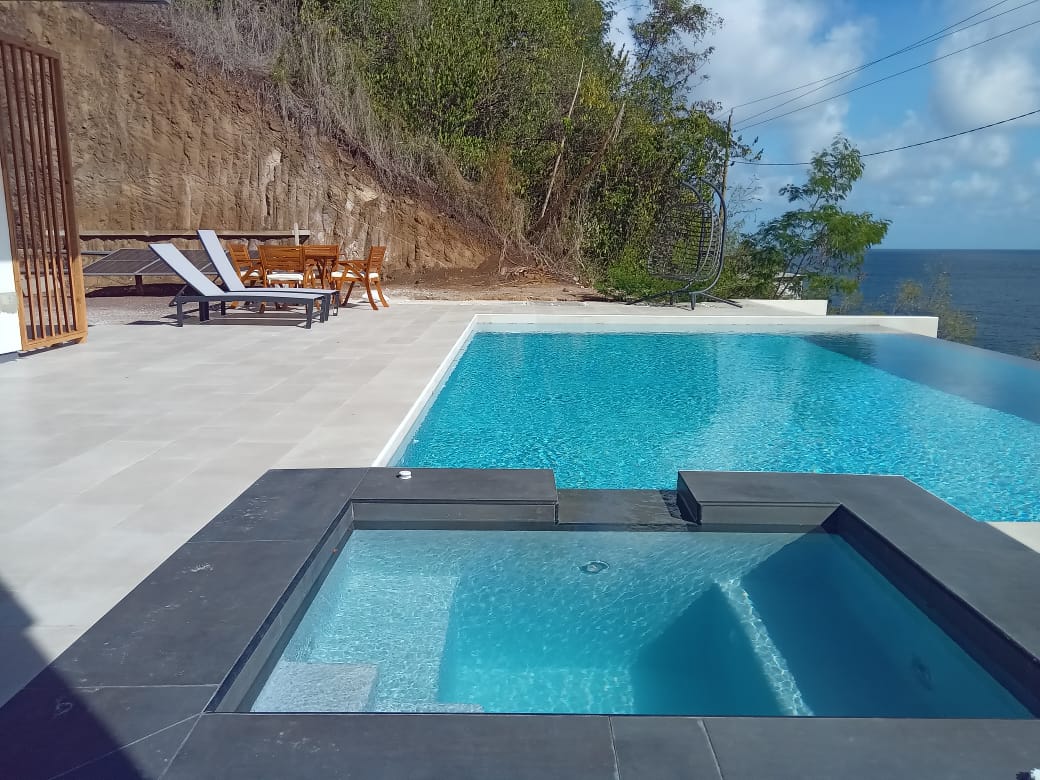 Pool side view