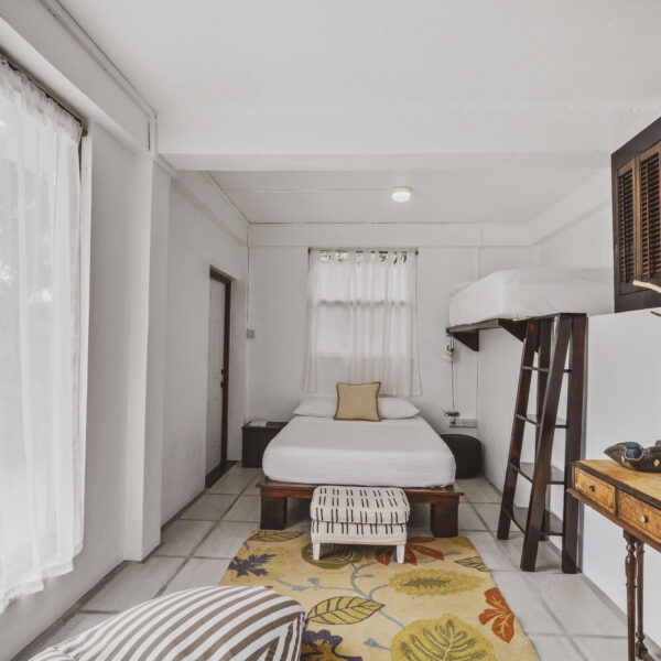 studio - bedroom front view